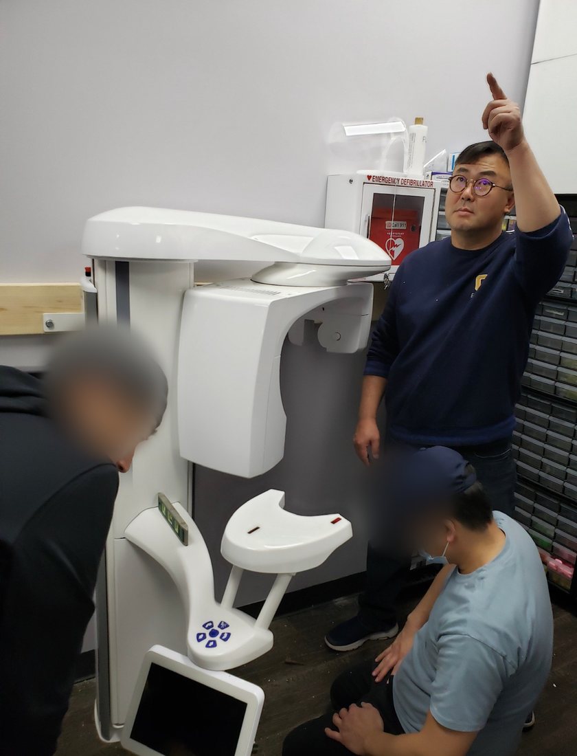 Positioning a CBCT