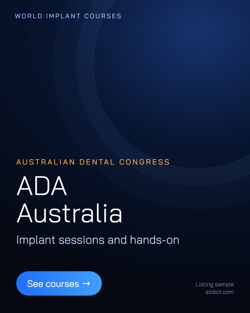 World implant course: ADC