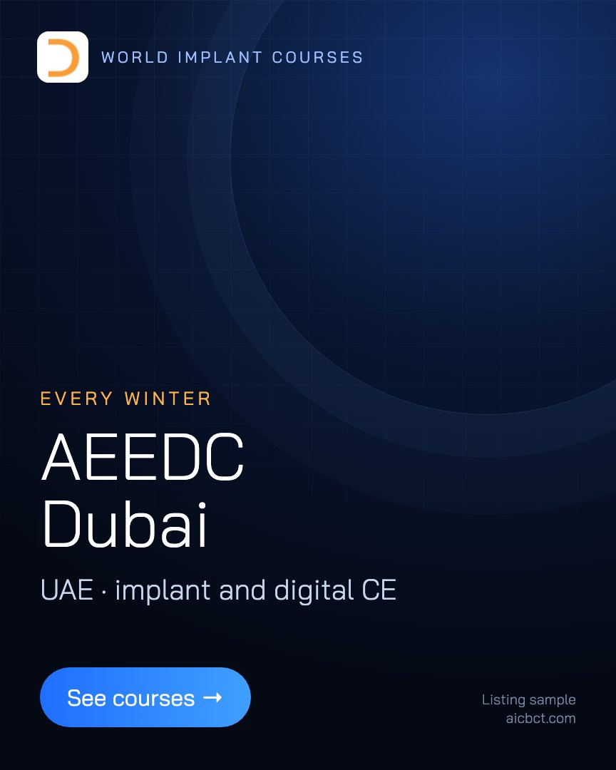 World implant course: AEEDC