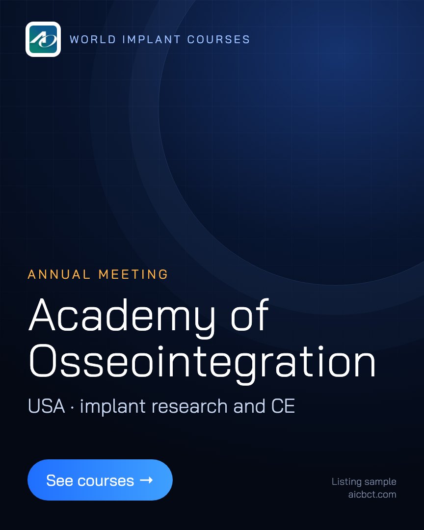 World implant course: AO
