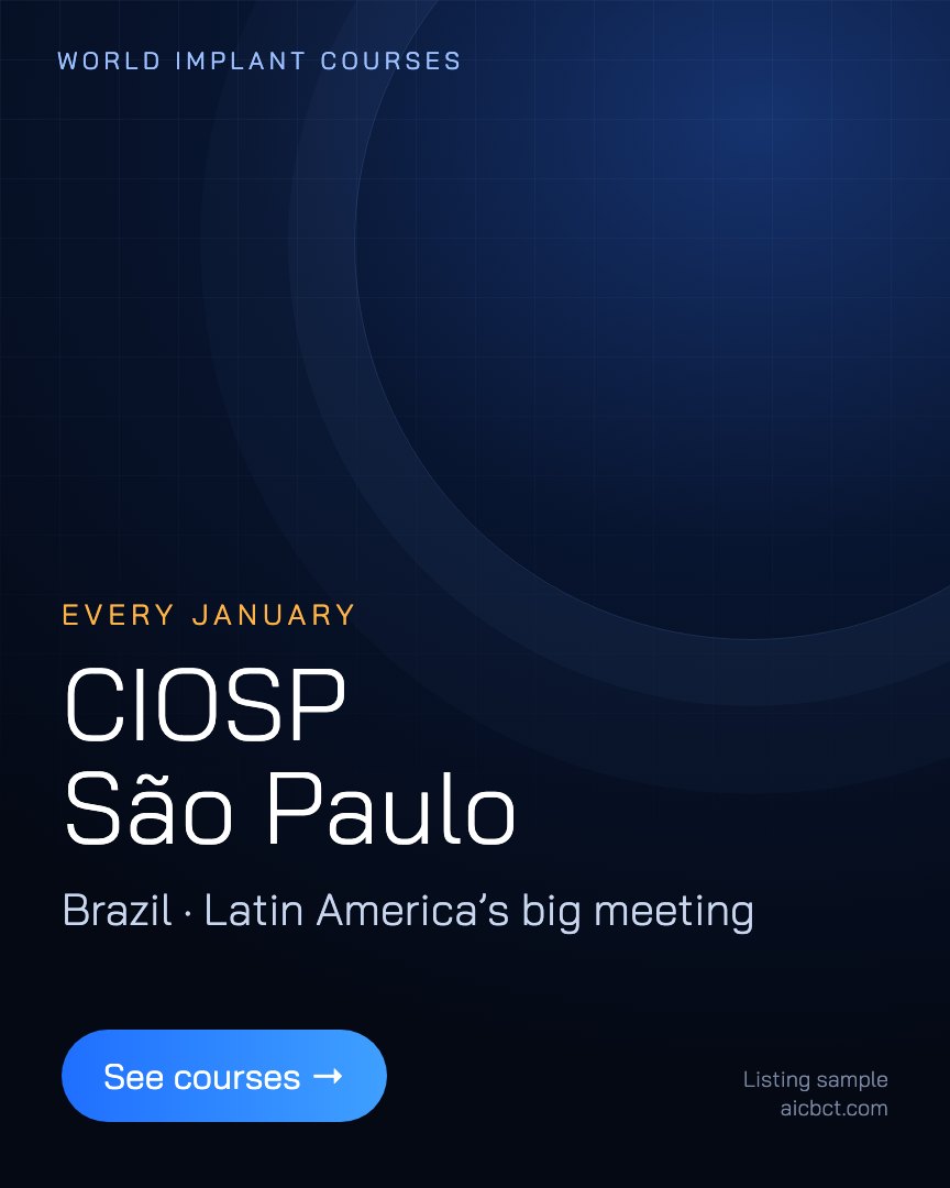 World implant course: CIOSP