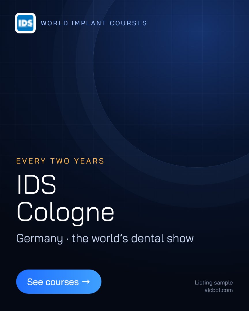 World implant course: IDS