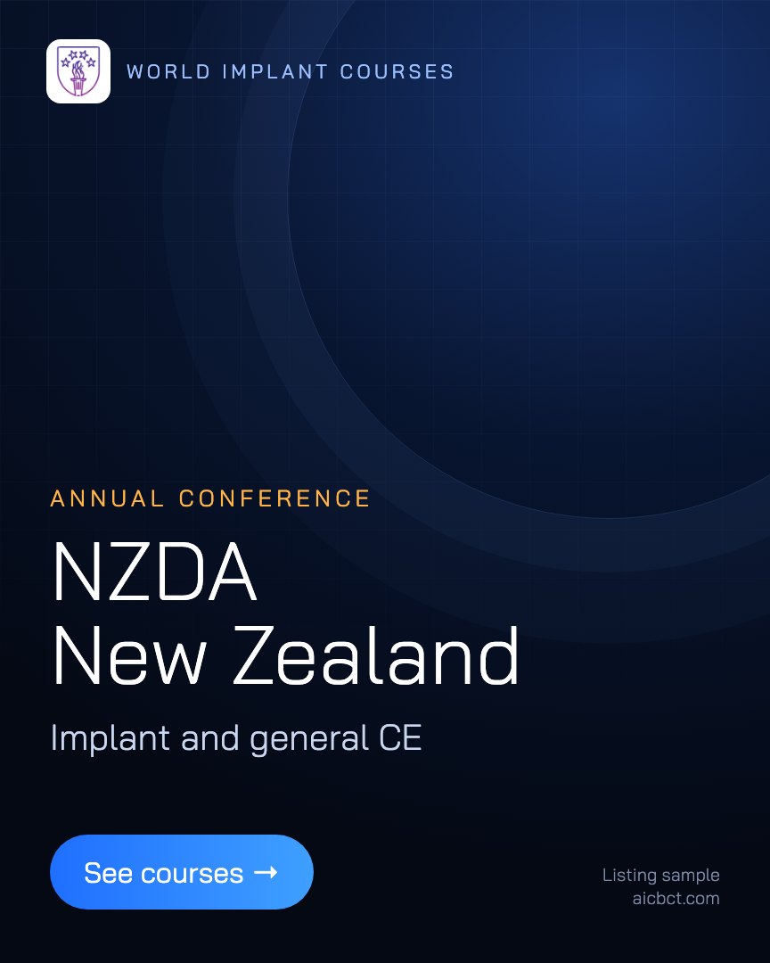 World implant course: NZDA