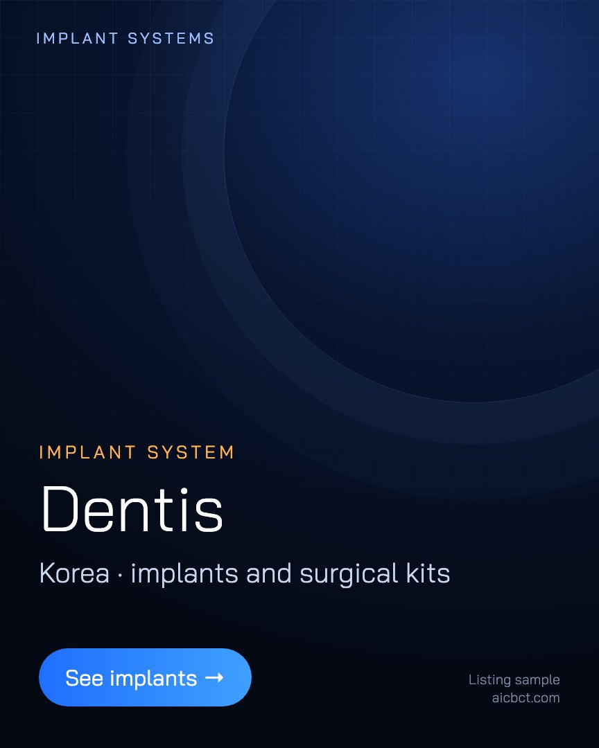 Implant system: dentis