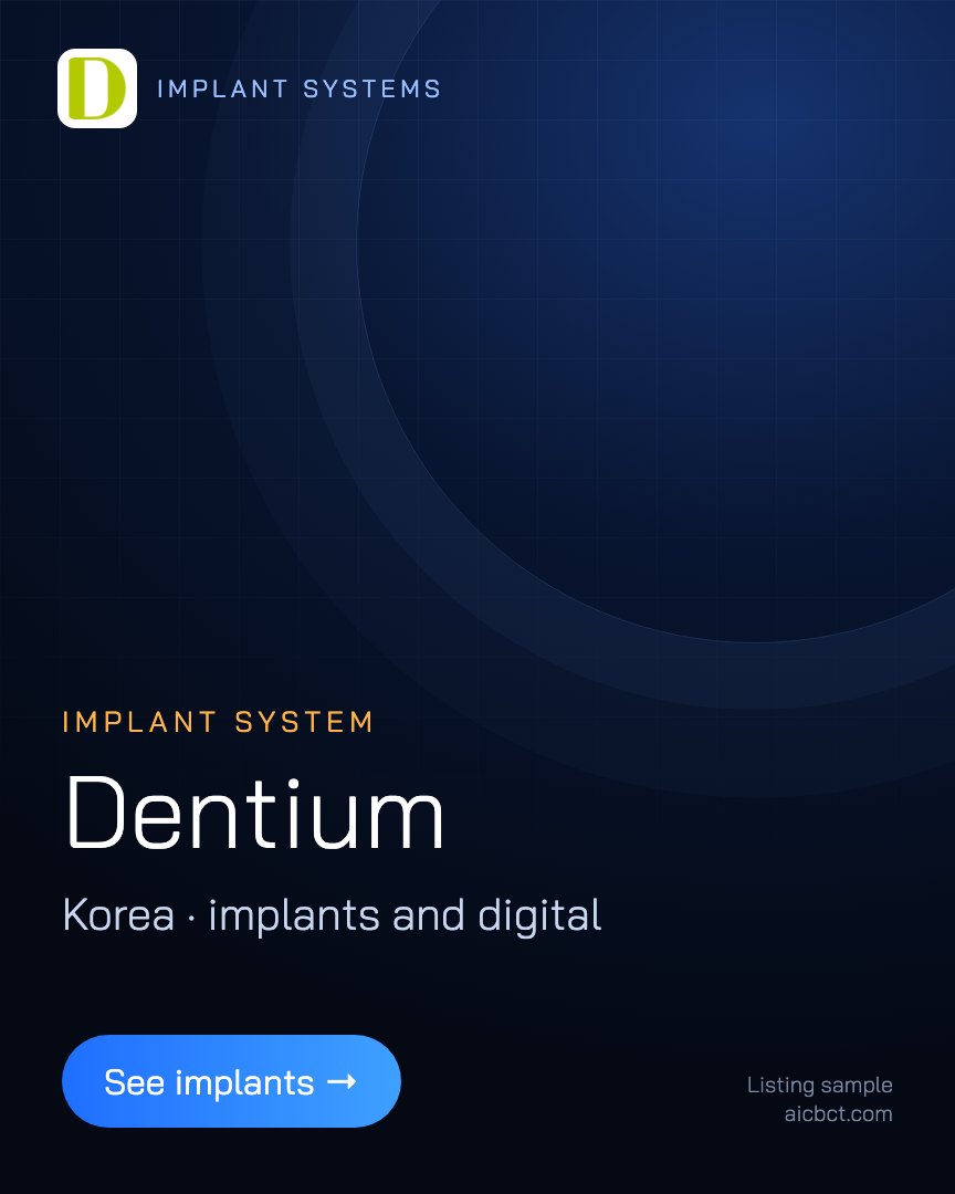 Implant system: dentium