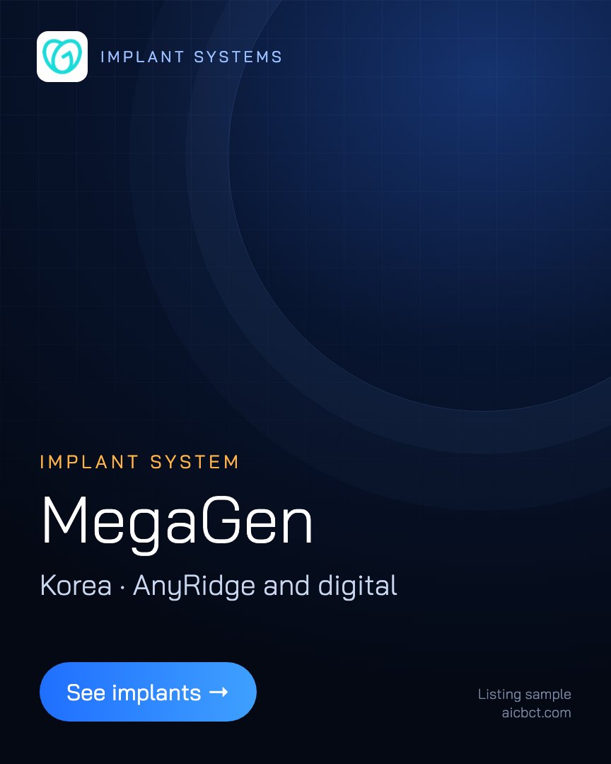 Implant system: megagen