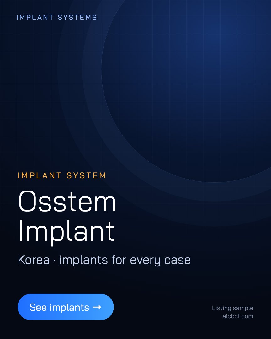 Implant system: osstem