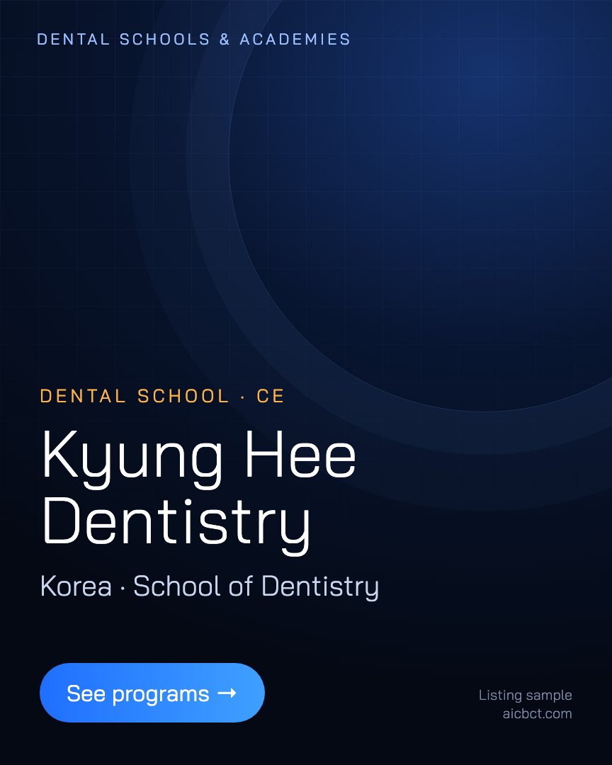 Dental school: khu