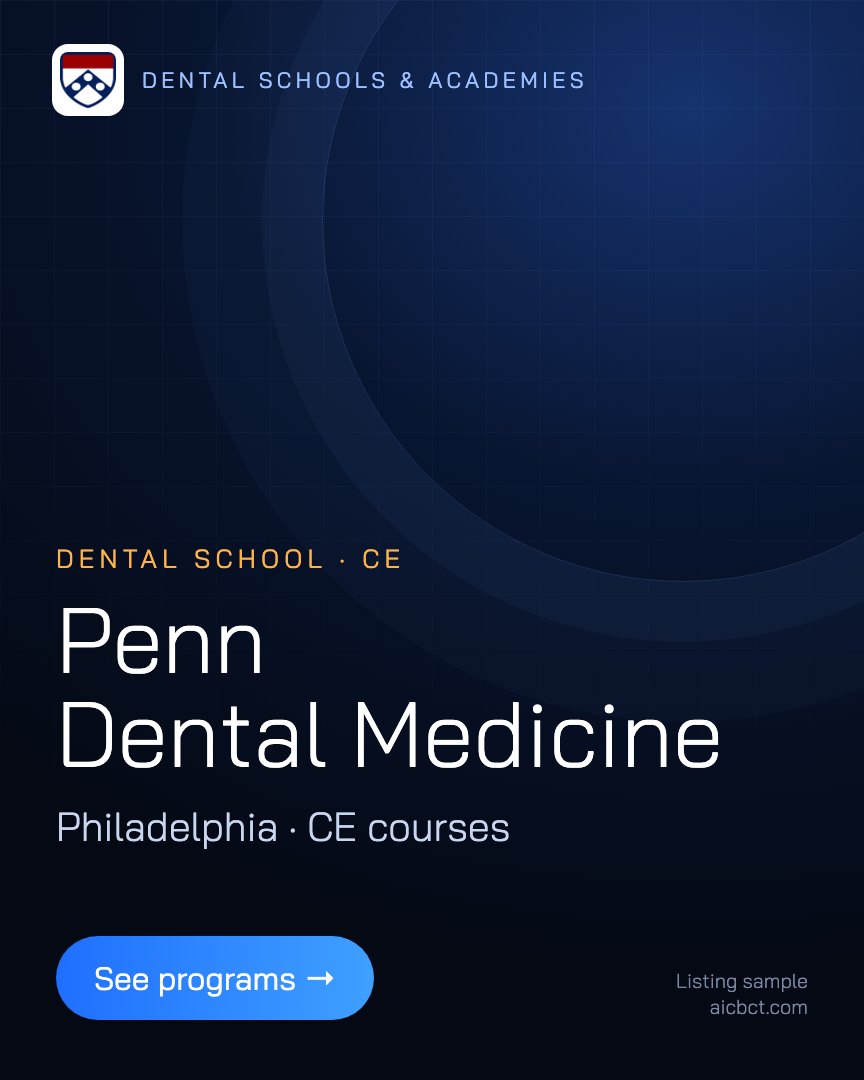 Dental school: penn