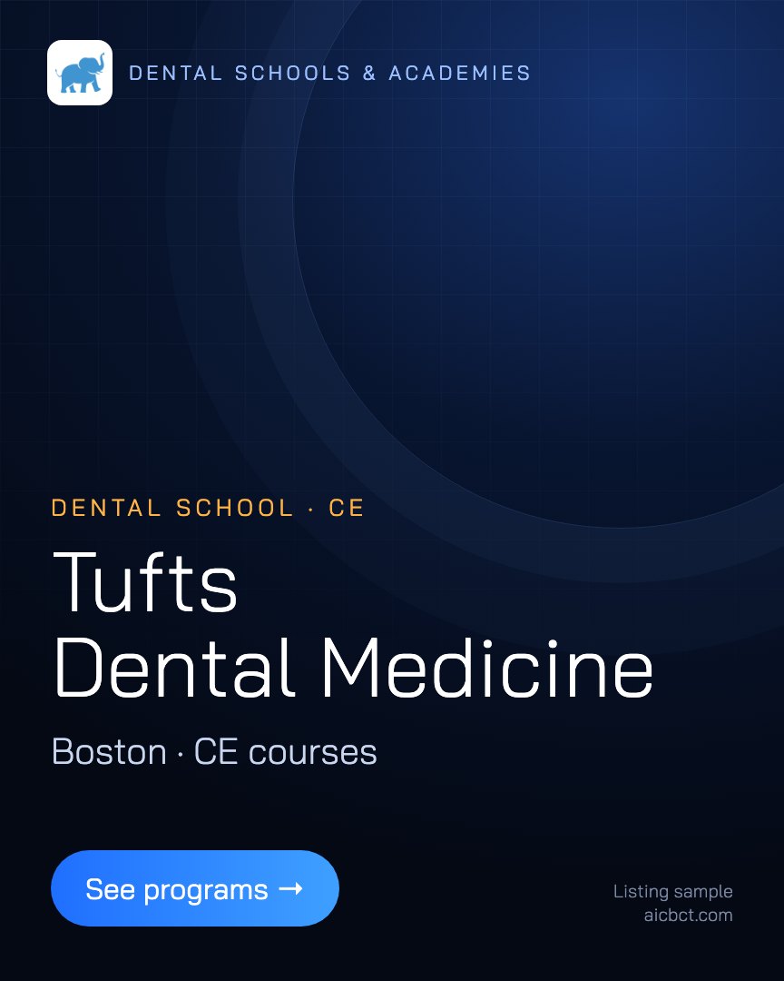 Dental school: tufts