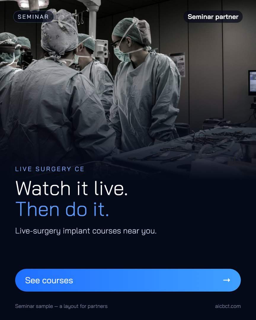 Live surgery CE