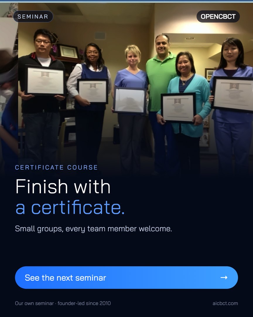 OPENCBCT certificate course