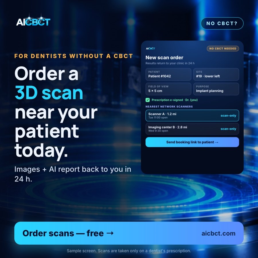 Order a 3D scan near your patient today