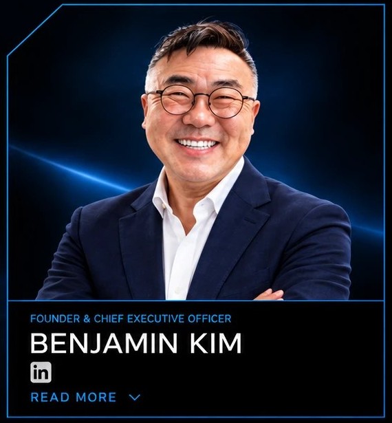 Our leadership: Benjamin Kim, founder and CEO, with the Rental X-Ray, CBCT VAN, Guide Doc® and AICBCT brands