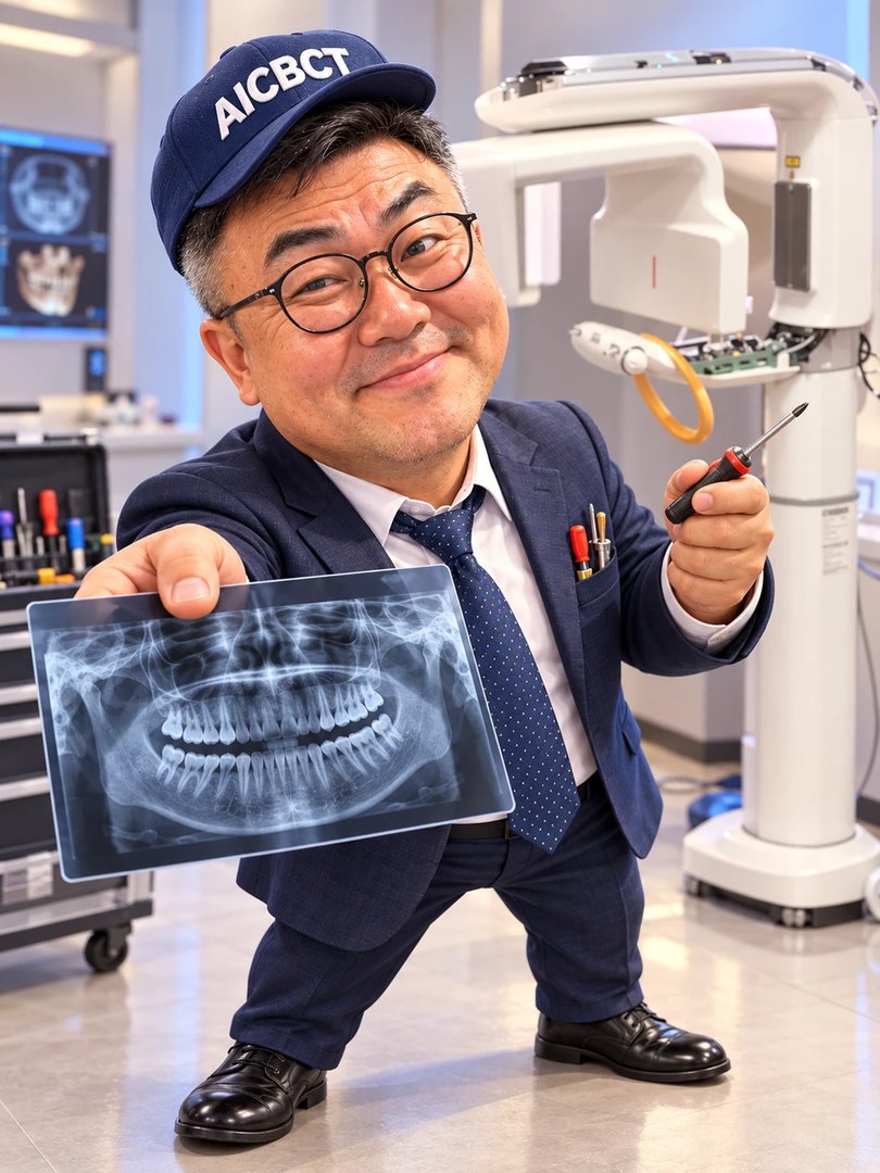 Benjamin Kim, founder of AICBCT (caricature as the AICBCT technician)